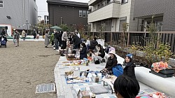 でんでん公園会場新企画「リュックサックマーケット」