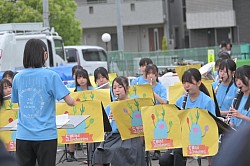 毎回大人気！地元学生さんの吹奏楽ライブ